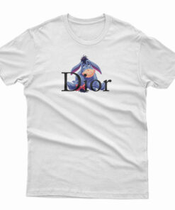 Dior X Eeyore Parody Logo T-Shirt