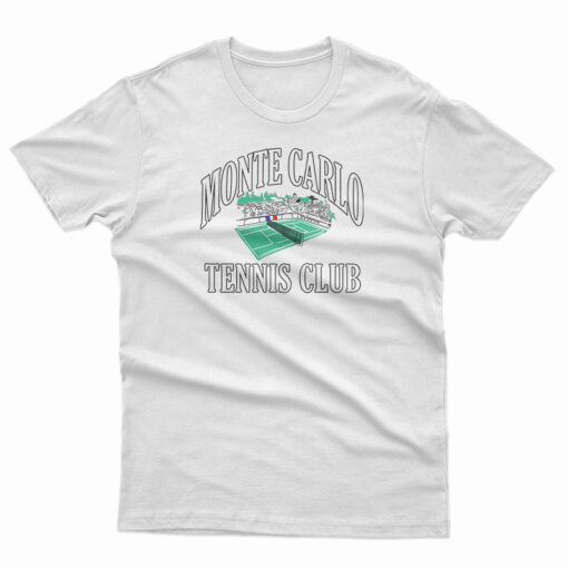 Monte Carlo Tennis Club Illustration T-shirt