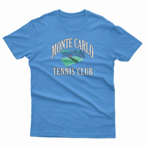 Monte Carlo Tennis Club Illustration T-shirt