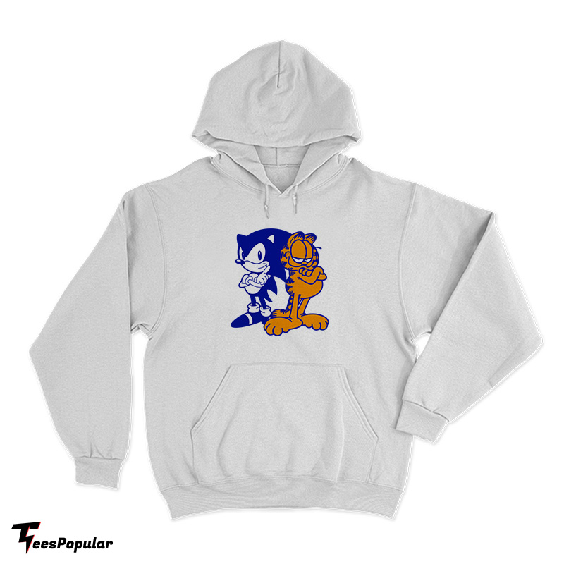 Sonfield Sonic And Garfield Hoodie For UNISEX - Teespopular.com