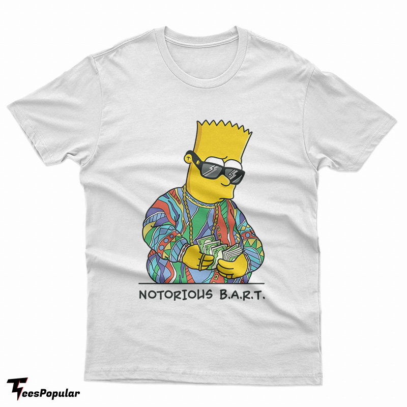 The Notorious Bart Simpson Hip Hop T-Shirt 