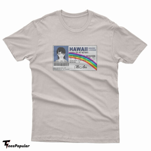 McAsa Hawaii Driver License T-Shirt