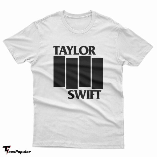 Black Flag Taylor Swift Logo Parody T-Shirt