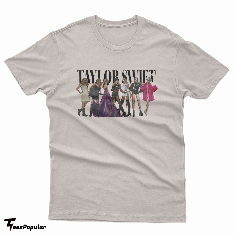 Taylor Swift The Eras Tour Merch T-Shirt - Teespopular.com