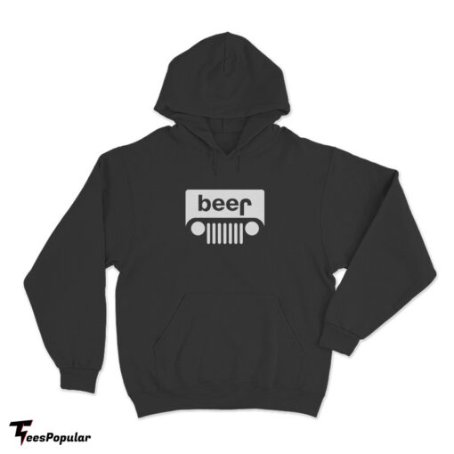 Jeep Beer Logo Parody Hoodie