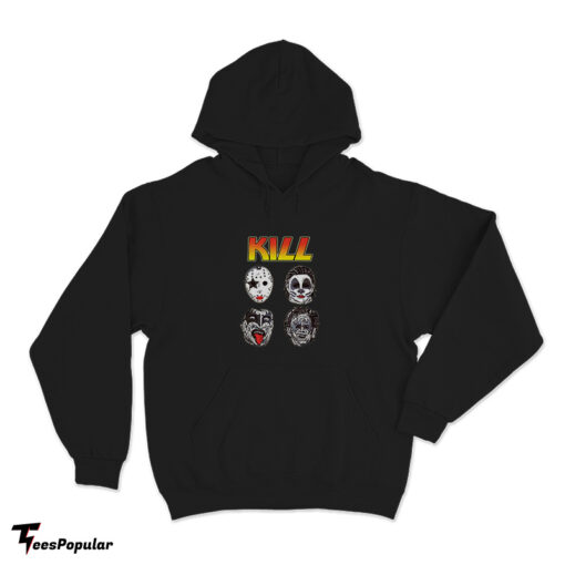 Kill Halloween Kiss Band Logo Parody Hoodie