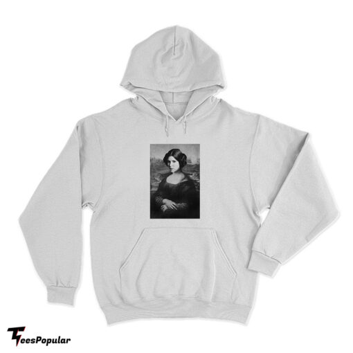 Star Wars Princess Leia Mona Lisa Parody Hoodie