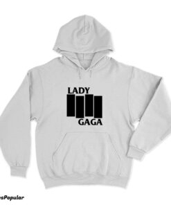 Black Flag Lady Gaga Logo Parody Hoodie