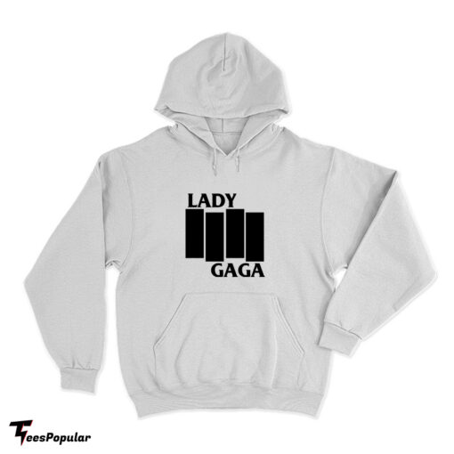 Black Flag Lady Gaga Logo Parody Hoodie