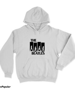 Black Flag The Beatles Abbey Road Logo Parody Hoodie