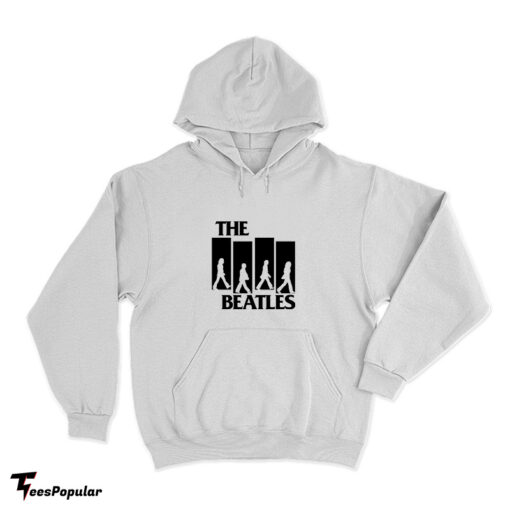 Black Flag The Beatles Abbey Road Logo Parody Hoodie