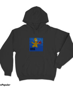 Homer Simpson Parody Nirvana Nevermind Hoodie