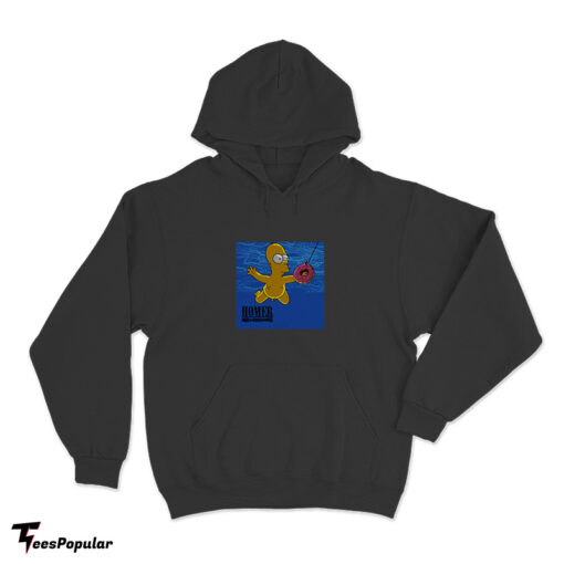 Homer Simpson Parody Nirvana Nevermind Hoodie