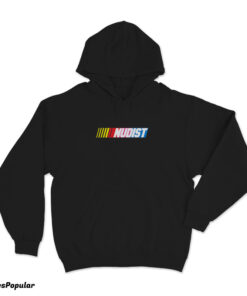 Nudist Pride Naturist Naked Nascar Racing Logo Parody Hoodie