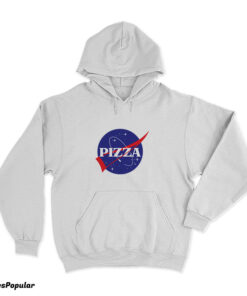 Pizza Nasa Logo Parody Hoodie