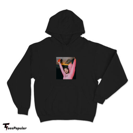 Post Malone Pink Hands Cup Hoodie