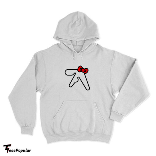 Aphex Twin Hello Kitty Logo Parody Hoodie