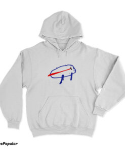 Josh Allen Bills Potato Drawing Hoodie