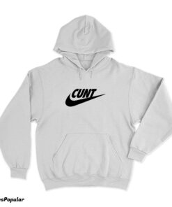 NK Cunt Logo Parody Hoodie