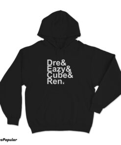 Dre And Eazy And Cube And Ren NWA Hoodie