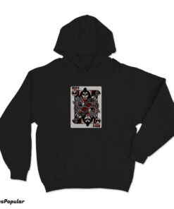 KISS Gene Simmons Playing Card Hoodie