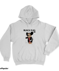 Black Flag Mickey Mouse Hoodie