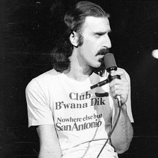 Frank Zappa – Club B'Wana Dik Nowhere Else But San Antonio T-Shirt