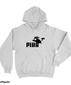 Pika Pikachu Pokemon Puma Logo Parody Hoodie