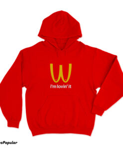 I'm Lovin' It McDonald's Boobies Boobs Parody Hoodie