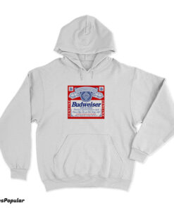 Lana Del Rey Budweiser King Of Beers Logo Hoodie