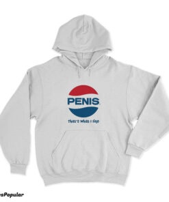 Penis Pepsi Logo Parody Hoodie