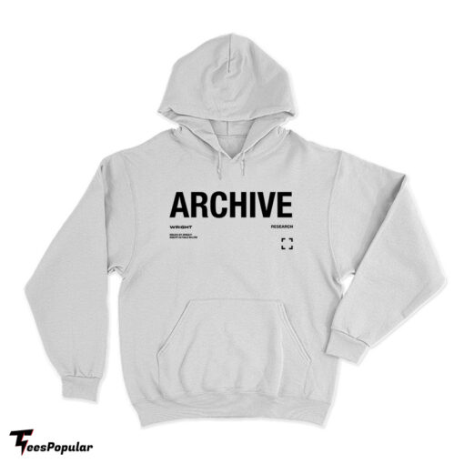 Archive Wright Research Hoodie