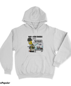 Bart Simpson War In New Swabia 1947 Hoodie