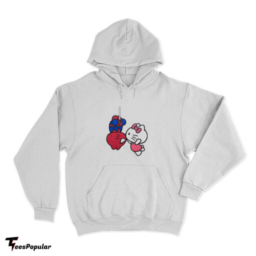 Spiderman Hello Kitty Kissing Hoodie